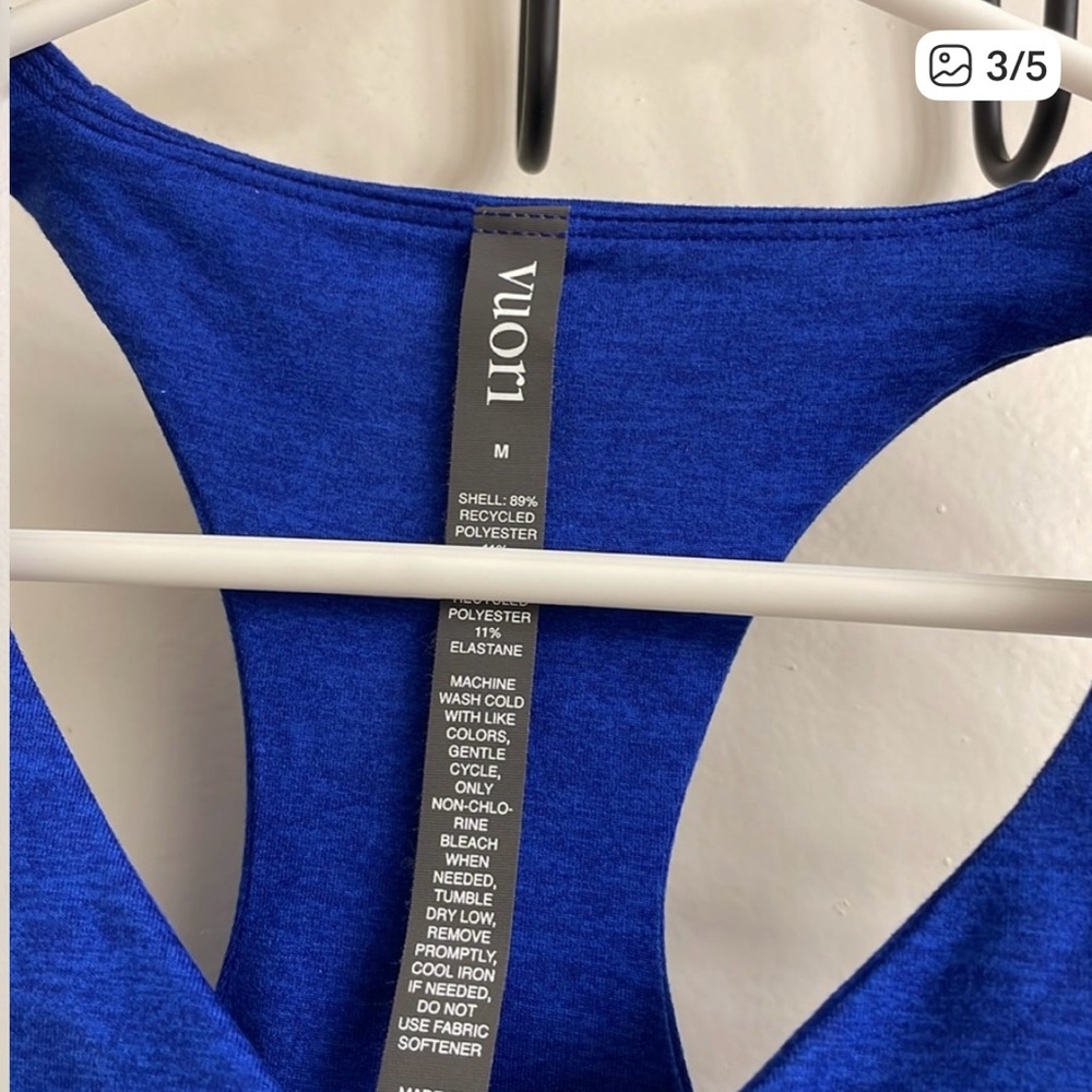 Vuori Royal Blue Racerback Tank - Picture 3 of 4